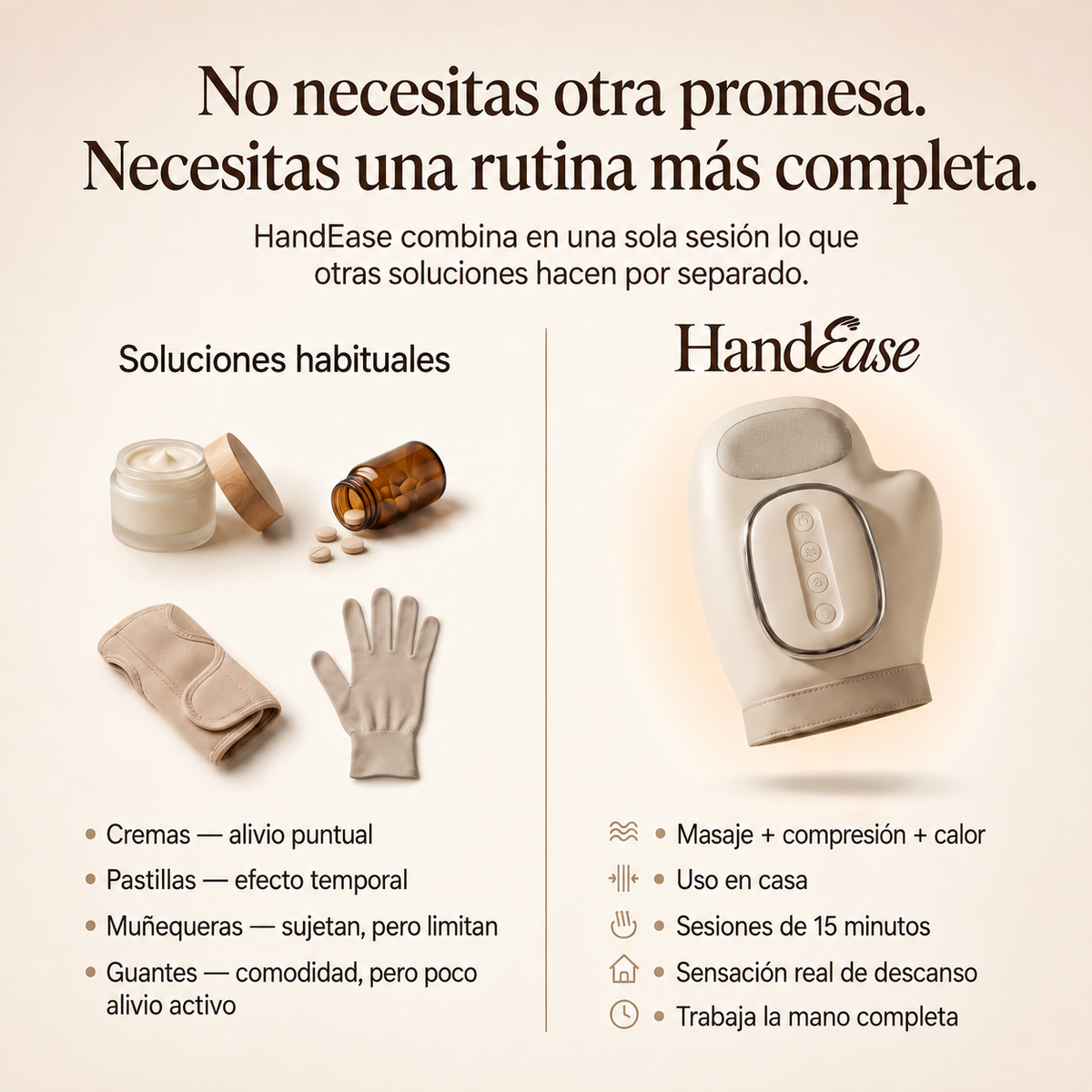 HandEase - Guante Masajeador Pro Para Recuperar tus Manos
