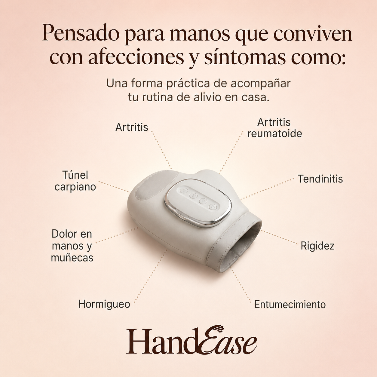 HandEase - Guante Masajeador Pro Para Recuperar tus Manos